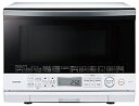 【中古】 東芝 過熱水蒸気 オーブンレンジ 石窯ドーム 26L ER-VD80(W) グランホワイト フラットテーブル