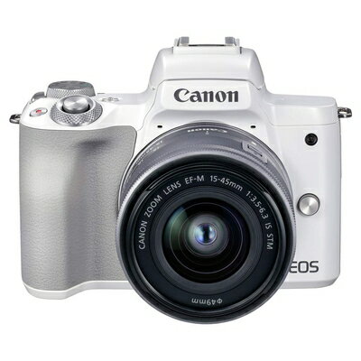 ����š� Canon �ߥ顼�쥹��㥫��� EOS Kiss M2 ɸ�ॺ�����󥺥��å� �ۥ磻�� KISSM2WH-1545