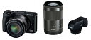 【中古】 Canon ミラーレス一眼カメラ EOS M3 ダブルズームEVFキット(ブラック) EF-M18-55mm F3.5-5.6 IS STM EF-M55-200mm F4.5-6.3 IS STM 付属 EOSM3BK-WZEVFK(2)