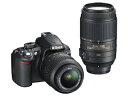 【中古】 Nikon デジタル一眼レフカメラ D3100 ダブルズームキット D3100WZ(2)