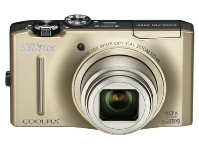 【中古】 Nikon デジタルカメラ COOLPIX S8100 プレシャスゴールド S8100GL 1210万画素 光学10倍ズーム 広角30mm 3.0型液晶 裏面照射型CMOS