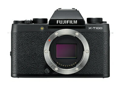 【中古】 FUJIFILM ミラーレス一眼 カメラ X-T100ブラック X-T100-B
