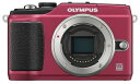 【中古】 OLYMPUS ミラーレス一眼 PEN E-PL2 ボディ レッド E-PL2 BODY RED(2)