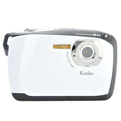 【中古】 Kenko 防水デジタルカメラ DSC-808W WH(ホワイト)