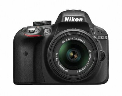 š Nikon ǥե D3300 18-55 VR II󥺥å ֥å D3300LKBK