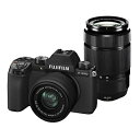 【中古】 富士フイルム(FUJIFILM) ミラーレスデジタルカメラ X-S10 Wズームレンズキット F X-S10LK-1545/50230 ブラック(2)