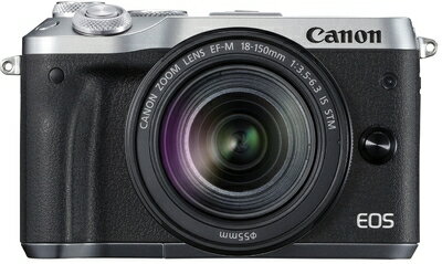 【中古】 Canon ミラーレス一眼カメラ EOS M6 レンズキット(シルバー) EF-M18-150mm F3.5-6.3 IS STM付属 EOSM6SL-18150ISSTMLK