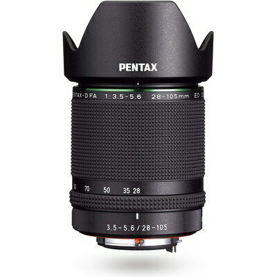 【中古】 ペンタックス HD PENTAX-D FA 28-105mmF3.5-5.6ED DC WR 標準ズームレンズ 【フルサイズ対応】【高い描写性能】【高速AF・超音波モーターSDM搭載】【高性能 HDコーティング】【防滴構造】【ペンタックス一眼Kシリーズはボディ内手振れ補正を搭載】 21297