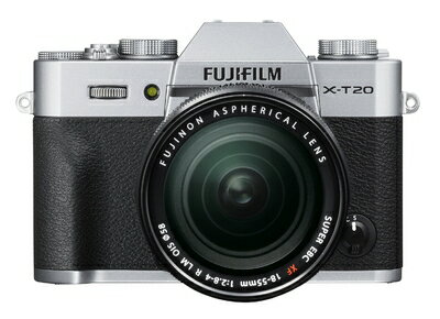 【中古】 FUJIFILM ミラーレス一眼カメラ X-T20 レンズキットシルバー X-T20LK-S
