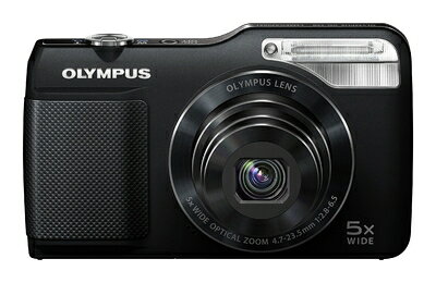 【中古】 OLYMPUS デジタルカメラ VG-170 ブラック 1400万画素 光学5倍ズーム 15m強力フラッシュ ハイビジョンムービー 3.0型LCD 広角26mm VG-170 BLK