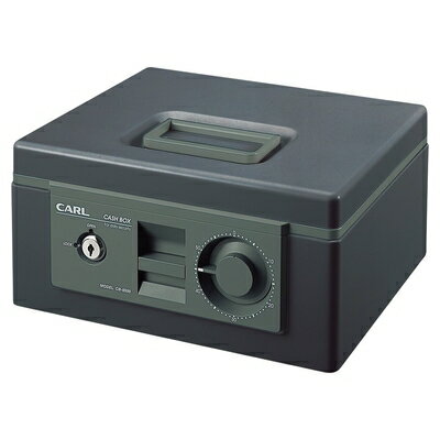 【中古】 カール事務器 キャッシュボックス グレー CB-8500-D