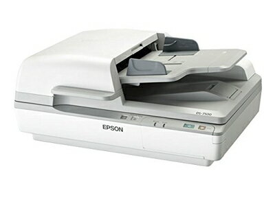 【中古】 エプソン スキャナー A4高耐久 DS-7500 (フラットベッド/1200dpi/CCDセンサー/高速ADF/両面/重送検知/ハイスピード)