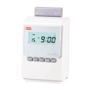 【中古】 マックス タイムレコーダー 1日4回印字 簡易月間集計機能付き 電波時計搭載 ER-110S5W(2)