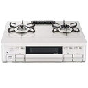 【中古】 パロマ ガスコンロ PA-S42H-L ガステーブル プロパンガス用 左大バーナー ホワイト