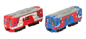 【中古】 Bトレインショーティー 三陸鉄道36形 青塗装/赤塗装 (気動車 2両入り) プラモデル