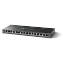【中古】 TP-Link 16ポートギガビットデスクトップスイッチ 16ポートPoE+