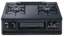 【中古】 パロマ ガスコンロ エブリシェフシリーズ PA-370WA【左強火力/都市ガス13A】ブラックプラチナ