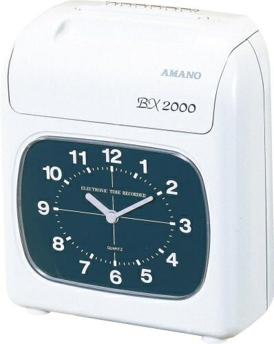 【中古】 アマノ タイムカード タイムレコーダー ホワイト BX2000 【中古】 アマノ タイムカード タイムレコーダー ホワイト BX2000