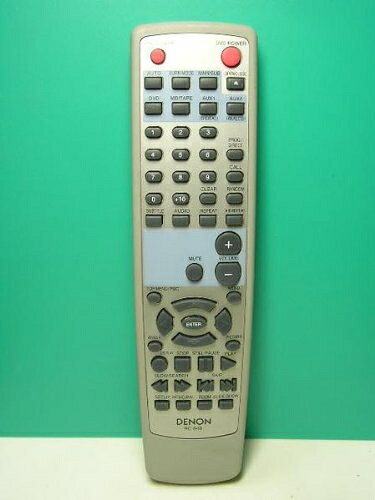 【商品名】デノン DVD・オーディオリモコン RC-949（中古品）中古品の特性上、外箱,取り扱い説明書等は基本的には付属いたしません（付属しているものもございます）。商品として問題があるものではございません、動作いたします。また、商品名に【付属、特典、○○付き、ダウンロードコード】等の記載があっても中古品の場合は基本的にこれらは付属致しません。当店の中古品につきましては商品チェックの上、動作に問題がないものを取り扱っております。ご安心いただきました上でご購入ください。【ご注文〜発送完了までの流れ】ご注文は24時間365日受け付けております。ご注文後いただきました後に当店から注文確認メールが送信されます。発送までの期間といたしましては、ご決済完了後より2〜5営業日となります。発送完了後に発送通知番号記載のメールが送付されます。【ご注意事項】当店はお客様都合によるご注文・ご決済後のキャンセル・返品はお受けしておりません。ご承知おきのうえご注文をお願いいたします。当店は一部商品を他モール等と併売させていただいております。完売の際はご連絡させていただきます。予めご承知おきのほどお願いいたします。