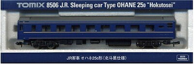 【商品名】Nゲージ車両 オハネ25-0北斗星 (増結用) 8506（中古品）中古品の特性上、外箱,取り扱い説明書等は付属いたしません。商品として問題があるものではございません。また、商品名に【付属、特典、○○付き、ダウンロードコード】等の記載があっても中古品の場合は基本的にこれらは付属致しません。当店の中古品につきましては商品チェックの上、動作に問題がないものを取り扱っております。ご安心いただきました上でご購入ください。【ご注文〜発送完了までの流れ】ご注文は24時間365日受け付けております。ご注文後いただきました後に当店から注文確認メールが送信されます。発送までの期間といたしましては、ご決済完了後より2〜5営業日となります。発送完了後に発送通知番号記載のメールが送付されます。【ご注意事項】当店はお客様都合によるご注文・ご決済後のキャンセル・返品はお受けしておりません。ご承知おきのうえご注文をお願いいたします。当店は一部商品を他モール等と併売させていただいております。完売の際はご連絡させていただきます。予めご承知おきのほどお願いいたします。