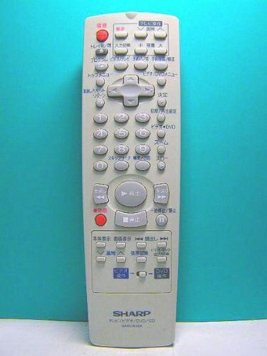 【中古】 シャープ ビデオ・DVD・CDリモコン GA157WJSA