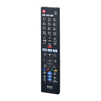 【中古】 エルパ(ELPA) テレビリモコン 日立用 (RC-TV019HI) ウー用/Wooo/テレビ リモコン 汎用/設定不要
