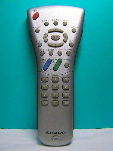 【中古】 シャープ LCDTVリモコン G1669CESA
