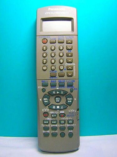 【商品名】パナソニック ビデオリモコン EUR7901KA0（中古品）中古品の特性上、外箱,取り扱い説明書等は基本的には付属いたしません。商品として問題があるものではございません、動作確認済みとなります。商品名に【付属、特典、○○付き、ダウンロードコード】等の記載があっても中古品の場合は基本的にこれらは付属致しません。当店の中古品につきましては商品チェックの上、動作に問題がないものを取り扱っております。ご安心いただきました上でご購入ください。【ご注文〜発送完了までの流れ】ご注文は24時間365日受け付けております。ご注文後いただきました後に当店から注文確認メールが送信されます。発送までの期間といたしましては、ご決済完了後より2〜5営業日となります。発送完了後に発送通知番号記載のメールが送付されます。【ご注意事項】当店はお客様都合によるご注文・ご決済後のキャンセル・返品はお受けしておりません。ご承知おきのうえご注文をお願いいたします。当店は一部商品を他モール等と併売させていただいております。完売の際はご連絡させていただきます。予めご承知おきのほどお願いいたします。
