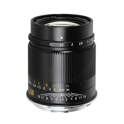 Rakuten - 【中古】 TTArtisan 50mm f/1.4 ASPH Lマウント ブラック レンズ 銘匠光学 保証