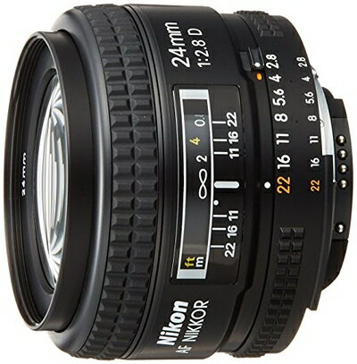 【中古】 Nikon 単焦点レンズ Ai AF Nikkor 24mm f/2.8 フルサイズ対応