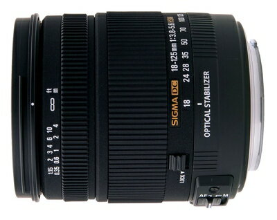 【中古】 シグマ 18-125mm F3.8-5.6 DC OS HSM キヤノン用