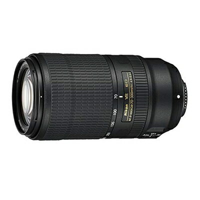 【商品名】Nikon 望遠ズームレンズ AF-P NIKKOR 70-300mm f/4.5-5.6E ED VR フルサイズ対応（中古品）中古品の特性上、外箱,取り扱い説明書等は基本的には付属いたしません。商品として問題があるものではございません、動作確認済みとなります。商品名に【付属、特典、○○付き、ダウンロードコード】等の記載があっても中古品の場合は基本的にこれらは付属致しません。当店の中古品につきましては商品チェックの上、動作に問題がないものを取り扱っております。ご安心いただきました上でご購入ください。【ご注文〜発送完了までの流れ】ご注文は24時間365日受け付けております。ご注文後いただきました後に当店から注文確認メールが送信されます。発送までの期間といたしましては、ご決済完了後より2〜5営業日となります。発送完了後に発送通知番号記載のメールが送付されます。【ご注意事項】当店はお客様都合によるご注文・ご決済後のキャンセル・返品はお受けしておりません。ご承知おきのうえご注文をお願いいたします。当店は一部商品を他モール等と併売させていただいております。完売の際はご連絡させていただきます。予めご承知おきのほどお願いいたします。