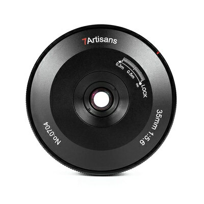 【中古】 七工匠 7Artisans 単焦点レンズ 35mm F5.6 (ソニーEマウント) (ブラック) 3556EB