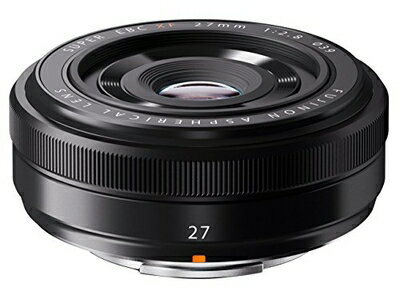 【中古】 富士フイルム(FUJIFILM) 単焦点広角レンズ XF27mmF2.8 B ブラック