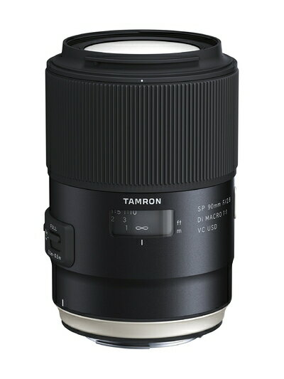 【中古】 TAMRON 単焦点マクロレンズ SP90mm F2.8 Di MACRO 1:1 VC USD キヤノン用 フルサイズ対応 F017E【シフトブレ対応】