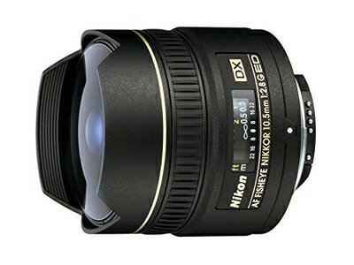 【商品名】Nikon フィッシュアイレンズ AF DX fisheye Nikkor ED 10.5mm f/2.8G ニコンDXフォーマット専用（中古品）中古品の特性上、外箱,取り扱い説明書等は基本的には付属いたしません。商品として問題があるものではございません、動作確認済みとなります。商品名に【付属、特典、○○付き、ダウンロードコード】等の記載があっても中古品の場合は基本的にこれらは付属致しません。当店の中古品につきましては商品チェックの上、動作に問題がないものを取り扱っております。ご安心いただきました上でご購入ください。【ご注文〜発送完了までの流れ】ご注文は24時間365日受け付けております。ご注文後いただきました後に当店から注文確認メールが送信されます。発送までの期間といたしましては、ご決済完了後より2〜5営業日となります。発送完了後に発送通知番号記載のメールが送付されます。【ご注意事項】当店はお客様都合によるご注文・ご決済後のキャンセル・返品はお受けしておりません。ご承知おきのうえご注文をお願いいたします。当店は一部商品を他モール等と併売させていただいております。完売の際はご連絡させていただきます。予めご承知おきのほどお願いいたします。