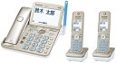 【中古】 パナソニック RU・RU・RU デジタルコードレス電話機 子機2台付き 迷惑電話対策機能搭載 シャンパンゴールド VE-GZ72DW-N