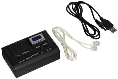 【中古】 サンコー 電話機に後付けできる通話録音再生機「通話自動録音BOX」 TLPRC38B
