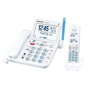 【中古】 パナソニック コードレス電話機(子機1台付き) VE-GD68DL-W(ホワイト)