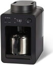 【中古】 シロカ 全自動コーヒーメーカー カフェばこ ステンレスサーバー 静音 ミル4段階 コンパクト 豆・粉両対応 蒸らし タイマー機能 ブラック SC-A3...