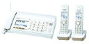 【中古】 Panasonic デジタルコードレス普通紙ファクス(子機2台付き) おたっくす ホワイト 1.9GHz DECT準拠方式 KX-PD303DW-W