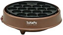 【中古】 APIX たこ焼き器 【TaKoPa】 18穴 平面プレート・レシピ付き ブラウン ATM-018-BR