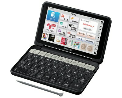 【中古】 シャープ カラ―電子辞書 Brain 高校生モデル ブラック系 PW-SH4-B