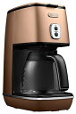 【中古】 De'Longhi (デロンギ) ドリップコーヒーメーカー ディスティンタ ICMI011J-CP レギュラーコーヒー 6杯用 チタンコートフィルター...