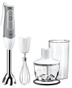 【中古】 ブラウン ハウスホールド(Braun Household) ハンドブレンダー マルチクイック5 1台4役 つぶす・混ぜる・きざむ・泡立てる ホワイト ...