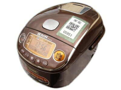 【中古】 象印 炊飯器 圧力IH式 3合 NP-RJ05-TA