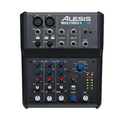 ALESIS MULTIMIX 6FX アナログミキサー 6チャンネル ALESIS MultiMIX6 USB アナログミキサー 新品(ALESIS MULTIMIX