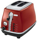 【中古】 デロンギ(DeLonghi) アイコナ・コレクション ポップアップトースター CTO2003J-R