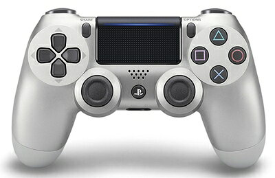 【中古】 ワイヤレスコントローラー (DUALSHOCK 4) シルバー (CUH-ZCT2J15) 【メーカー生産終了】