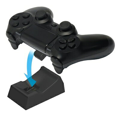 【中古】 【PS4対応】置くだけ充電スタンド1台用 for ワイヤレスコントローラー DUALSHOCK4 ブラック